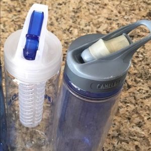 Two (2) water bottles •Camelbak •Infused